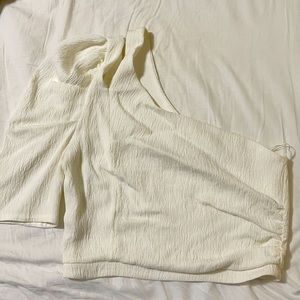 One Shoulder Crop Top
